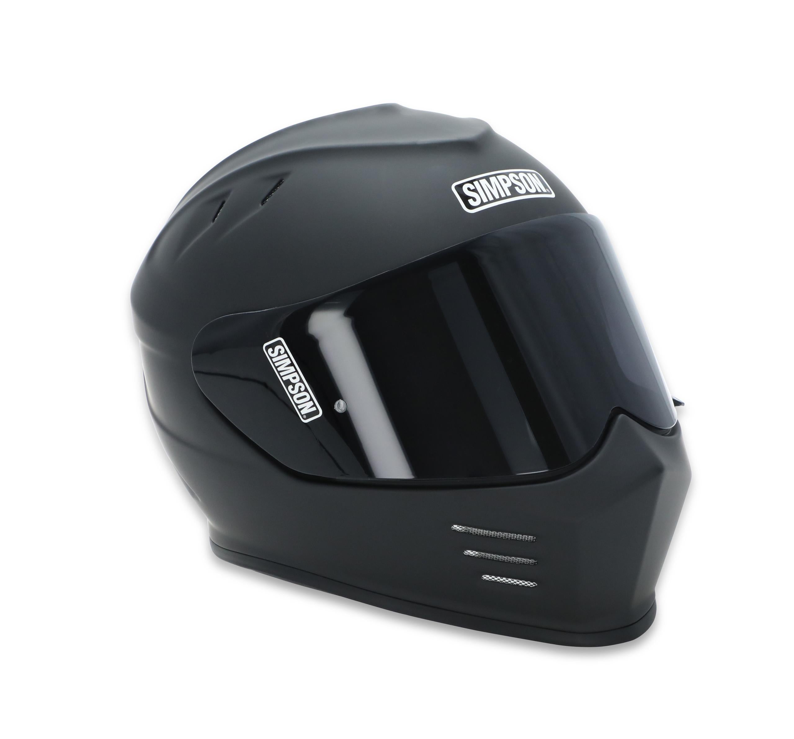 Simpson Racing Ghost Bandit Black Motorcycle Helmet - XX-Large - GBDXX2