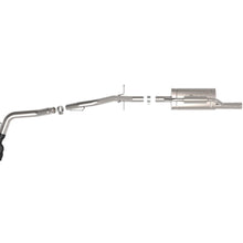 aFe Vulcan Series 2-1/2 IN to 3 IN 304 Stainless Steel Cat-Back Exhaust System w/ Black Tip
 (2024+ Ranger) - 49-33148-B