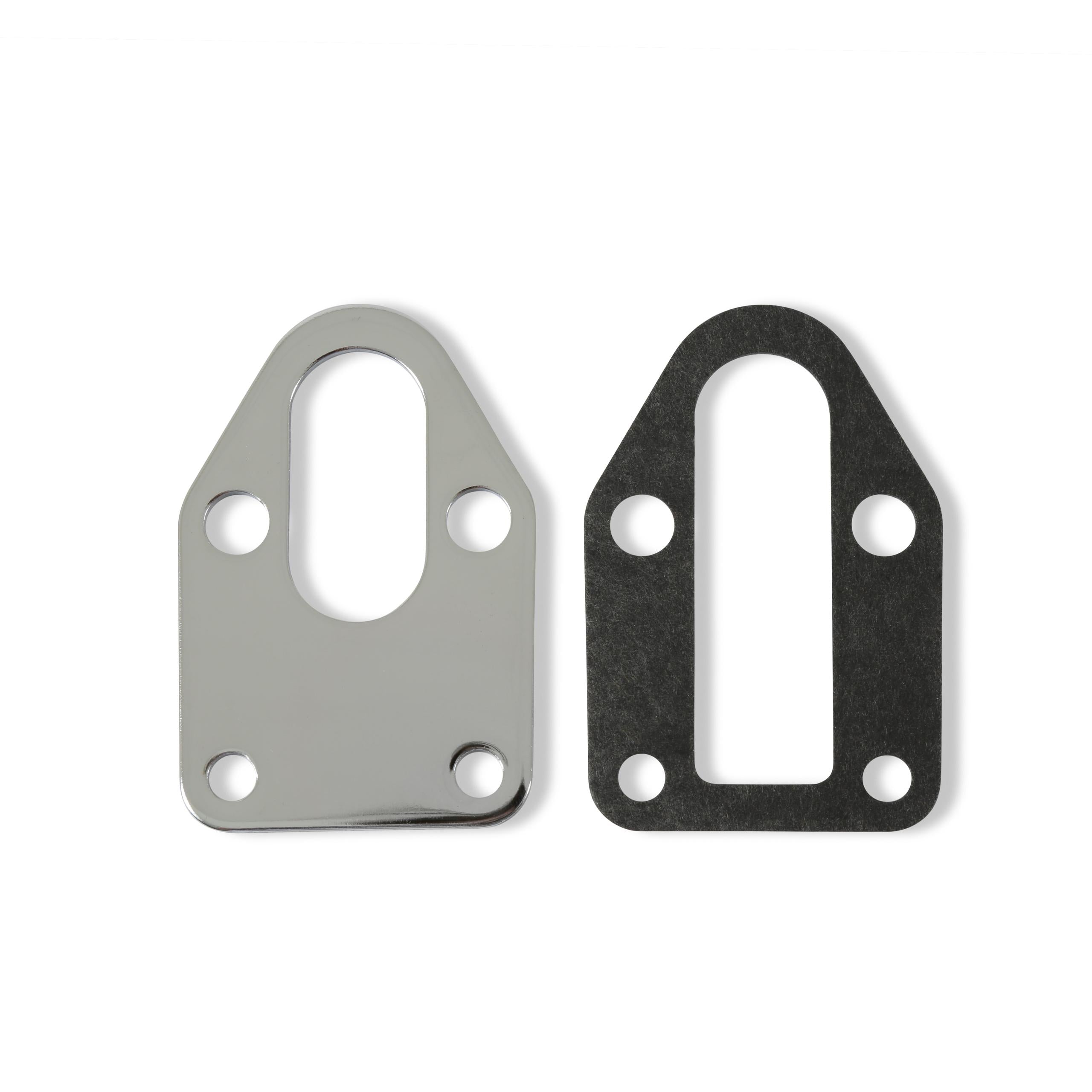 Mr. Gasket Fuel Pump Mounting Plate - Chrome.  - 1514