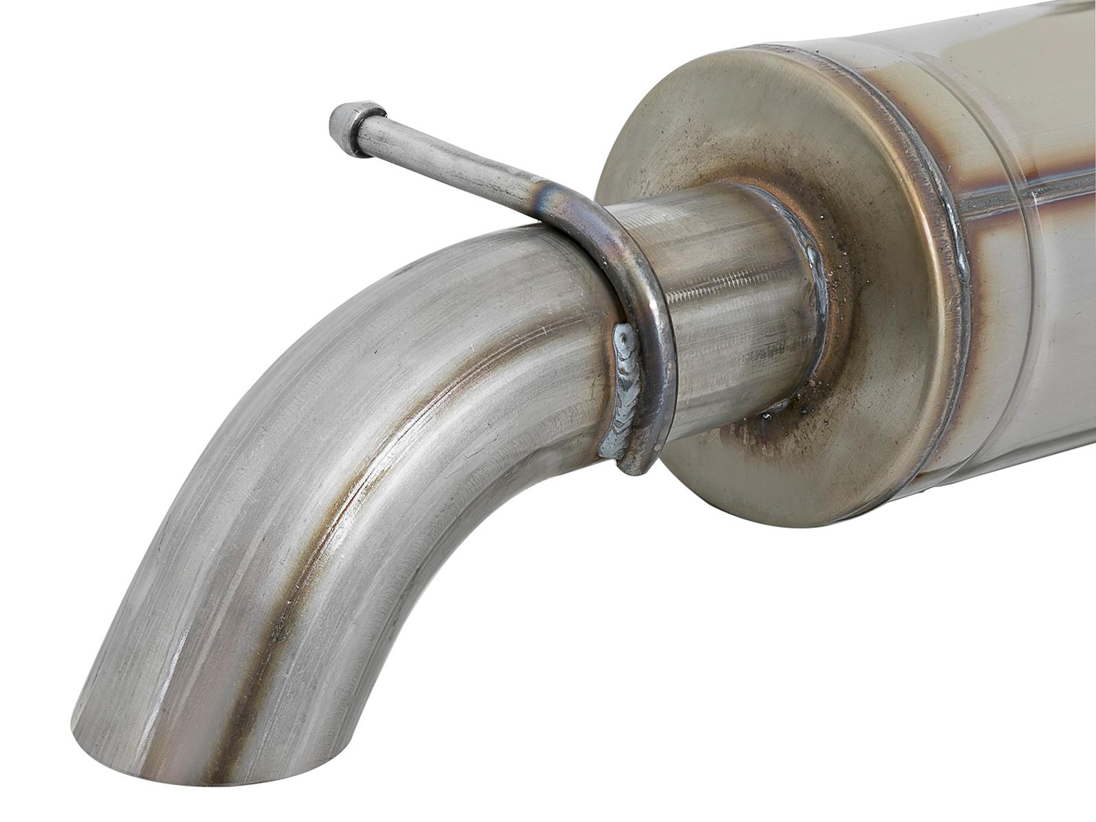 AFE ROCK BASHER 2-1/2 IN to 3 IN 409 Stainless Steel Cat-Back Exhaust System - 49-48069