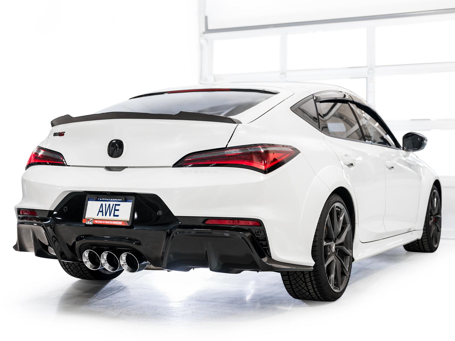 AWE Touring Edition Exhaust for DE5 Integra Type-S - Triple Chrome Silver Tips - 3015-52335