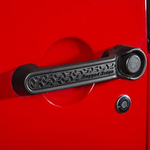 Rugged Ridge Elite Door Handle Inserts Black Tread; 07-18 Jk 2 Door - 13311.48