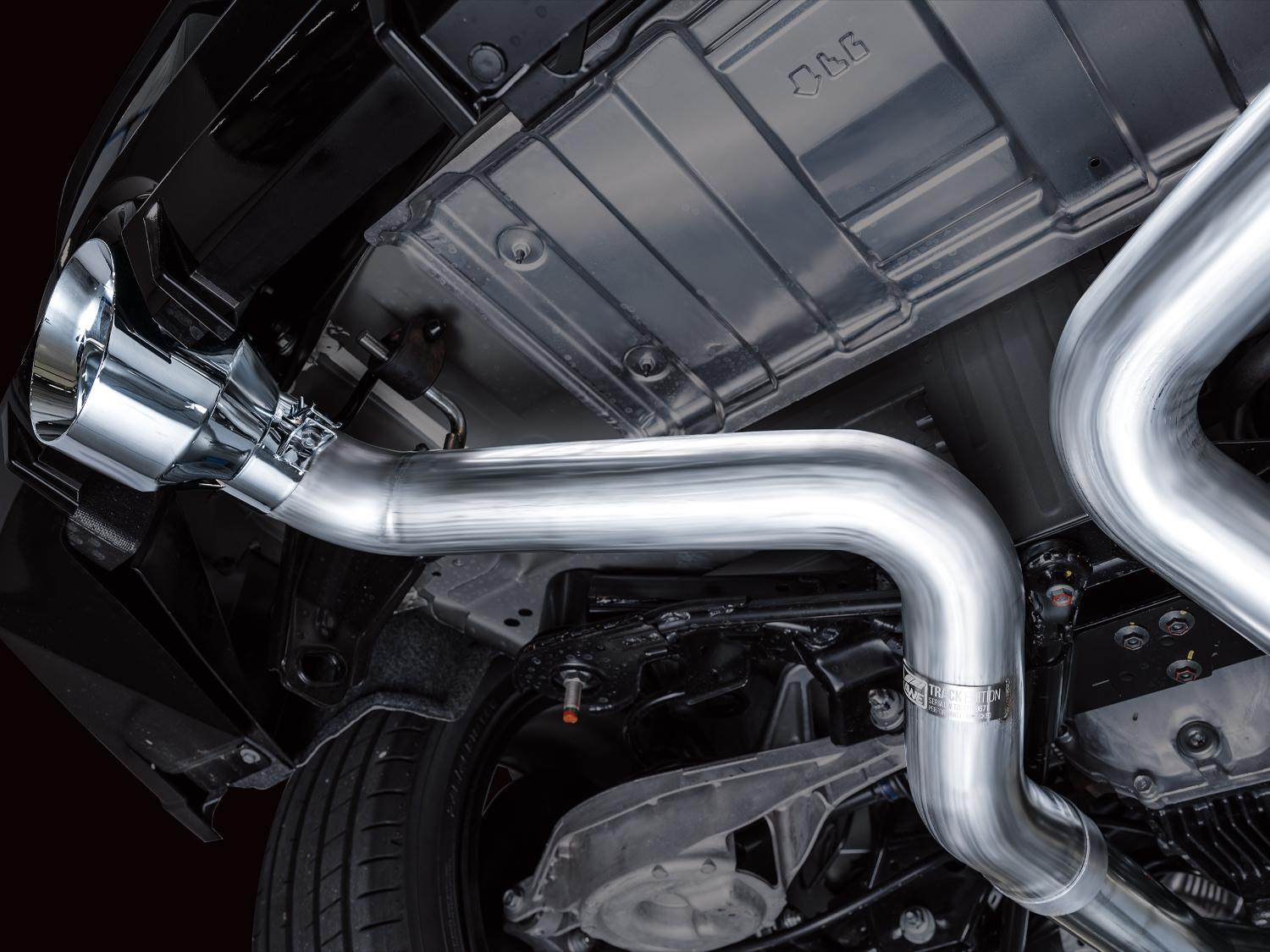 AWE Track Edition for Nissan Z - Chrome Tips - 3020-32400