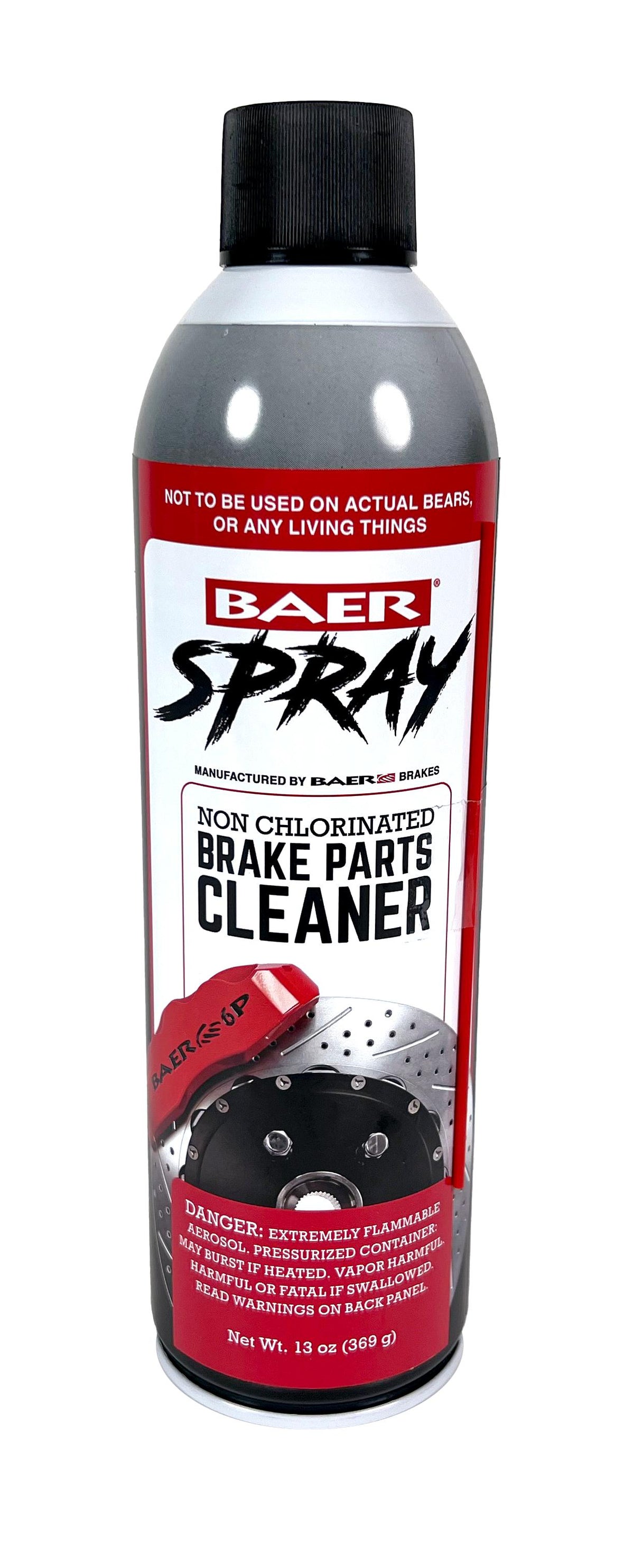 Baer Spray Brake Cleaner Non-Chlorinated, Technical Grade, 13oz (369g) Can - 6110028