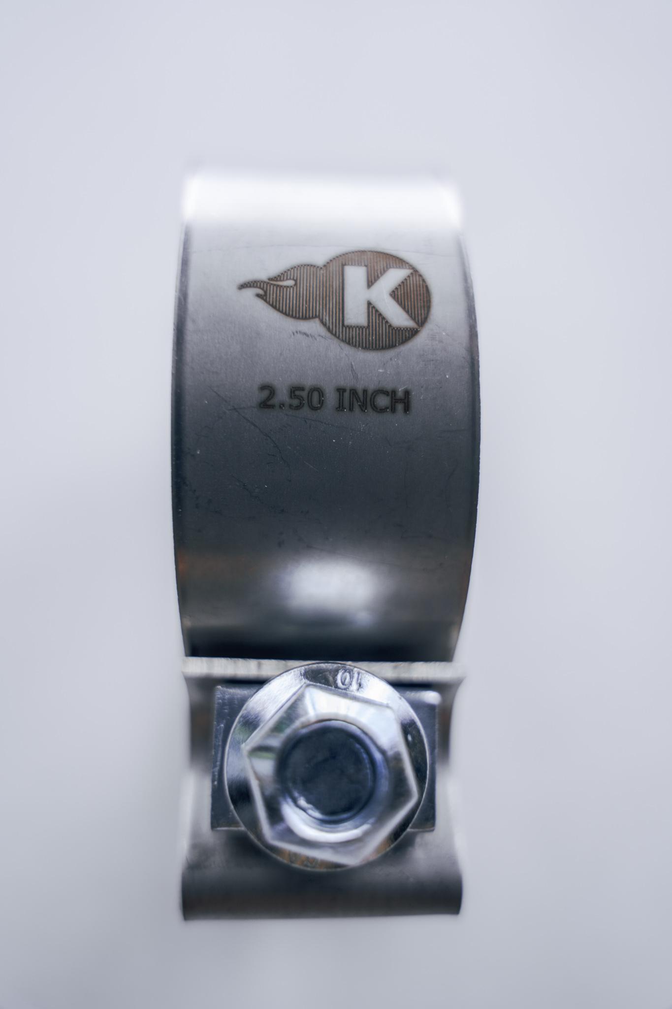 Kooks 2-1/2" Stainless Steel Band Clamp for Notched Slip Joint Connections. - JI-TAS250