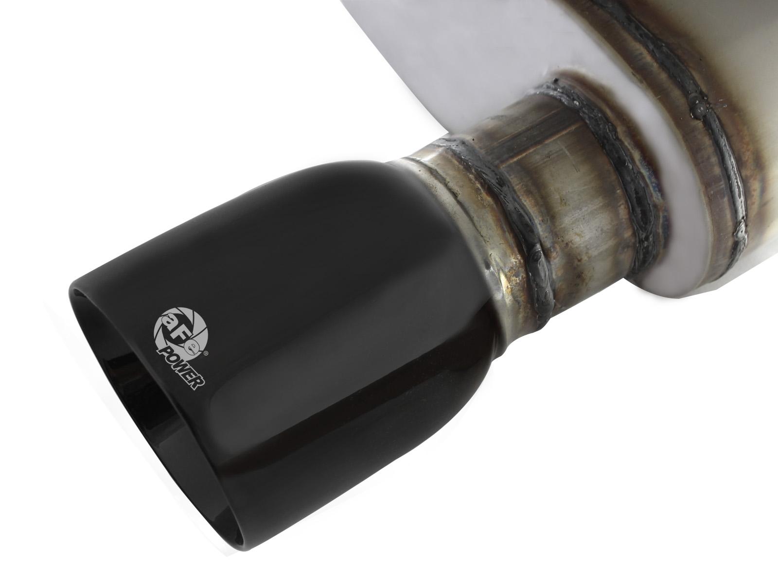 AFE MACH Force-Xp 3 IN 409 Stainless Steel Axle-Back Exhaust System w/Black Tip (2011-2014 Mustang) - 49-43052-B