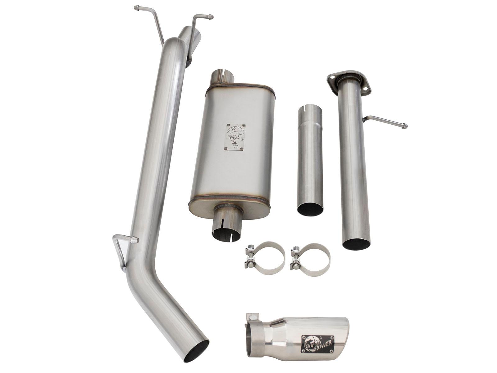 AFE MACH Force-Xp Cat-Back Exhaust System w/ Polished Tip (2015-2021 Colorado, Colorado, Canyon, Canyon) - 49-44058-P