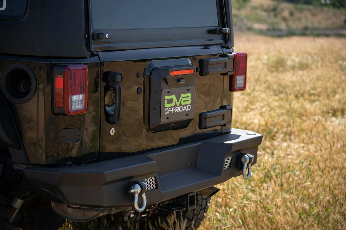 DV8 Offroad 2007-2018 Jeep Wrangler JK JKU Spare Tire Delete - TSJK-01