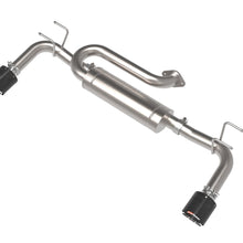 AFE Takeda 2-1/2 IN 304 Stainless Steel Axle-Back Exhaust w/ Carbon Fiber Tip (2023-2025 CX-50) - 49-37036-C