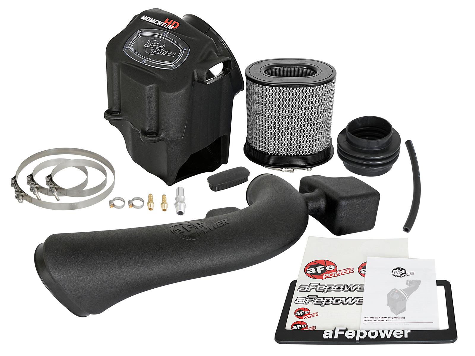 AFE Momentum GT Cold Air Intake System w/ Pro DRY S Media (2017-2019 F-250 Super Duty, F-350 Super Duty) - 51-73116