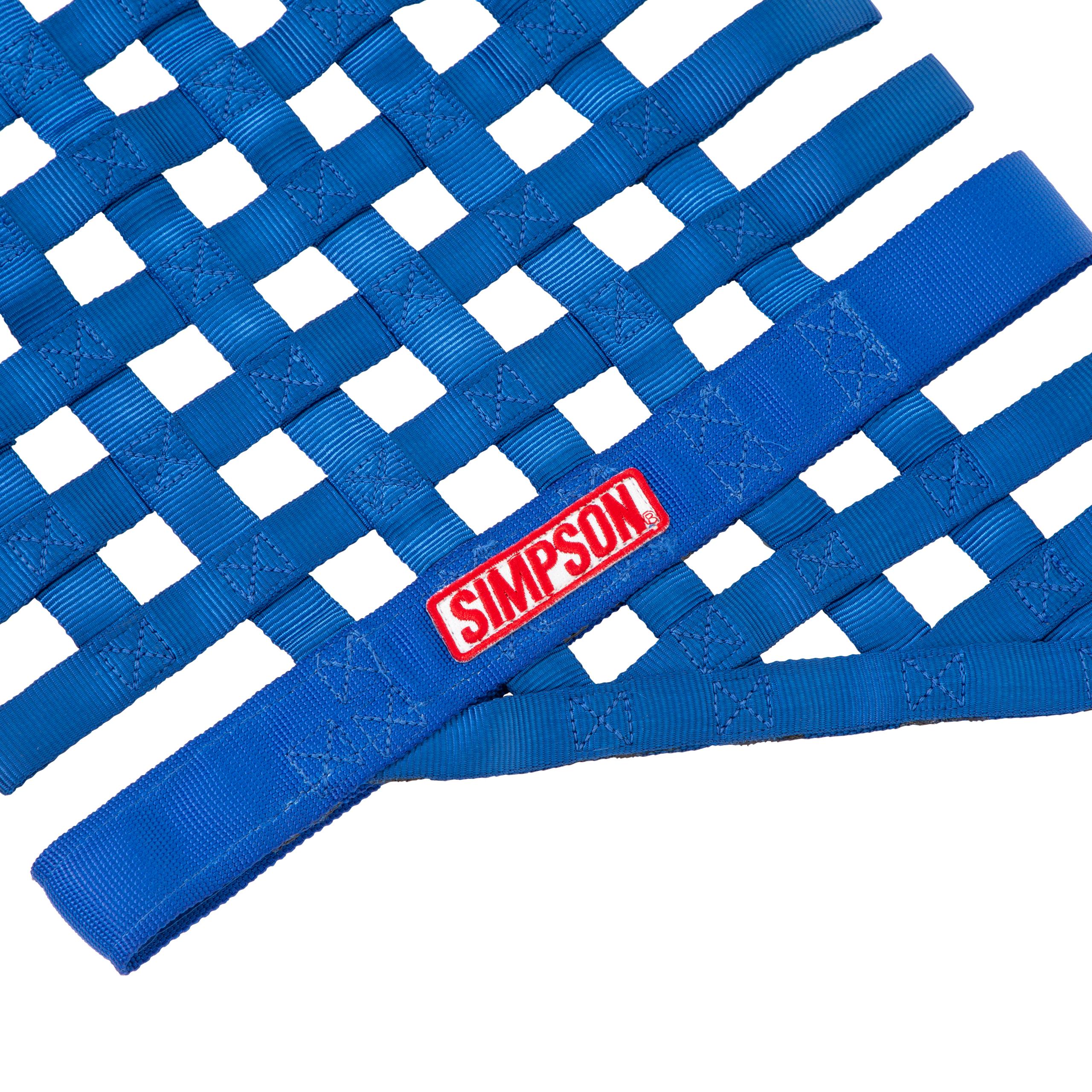 Simpson Racing Standard Stock Car Window Net - 36004BL