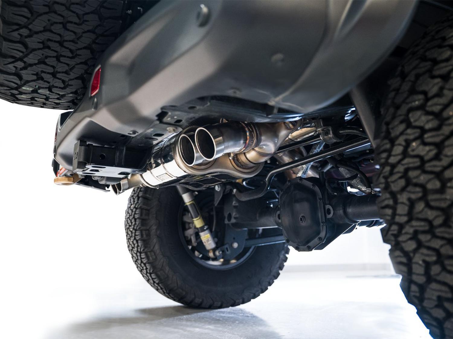 AWE SwitchPath Exhaust - Quad BashGaurds (2021+ Jeep Wrangler Rubicon 392) - 3025-41392