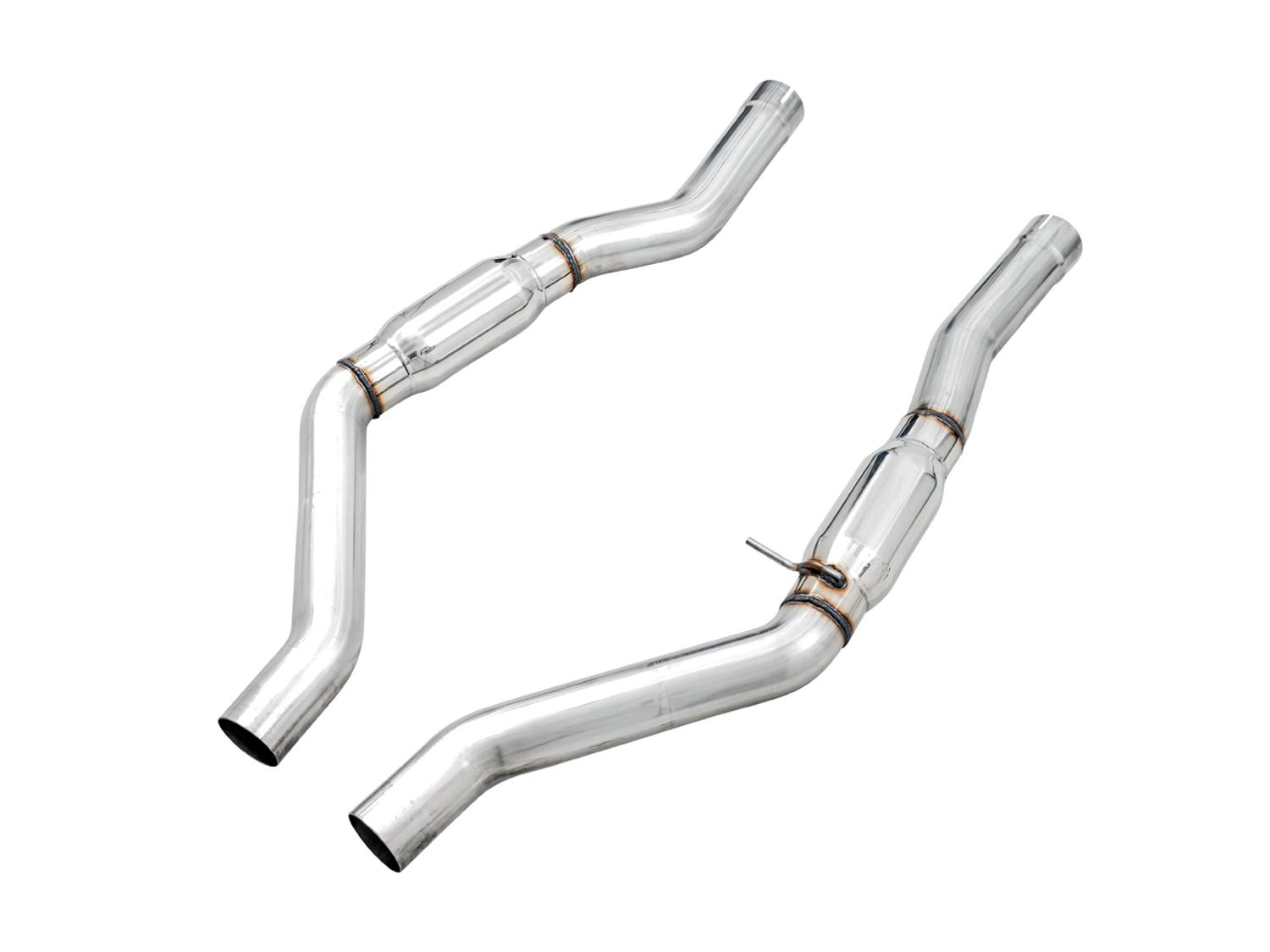 AWE Track Edition Exhaust for G20 M340i - Diamond Black Tips (2019+ 3 Series) - 3020-43085