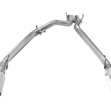 AFE Large Bore-HD 3 IN 409 Stainless Steel DPF-Back Exhaust System w/Polished Tip (2014-2019 1500, 1500 Classic) - 49-42045-P