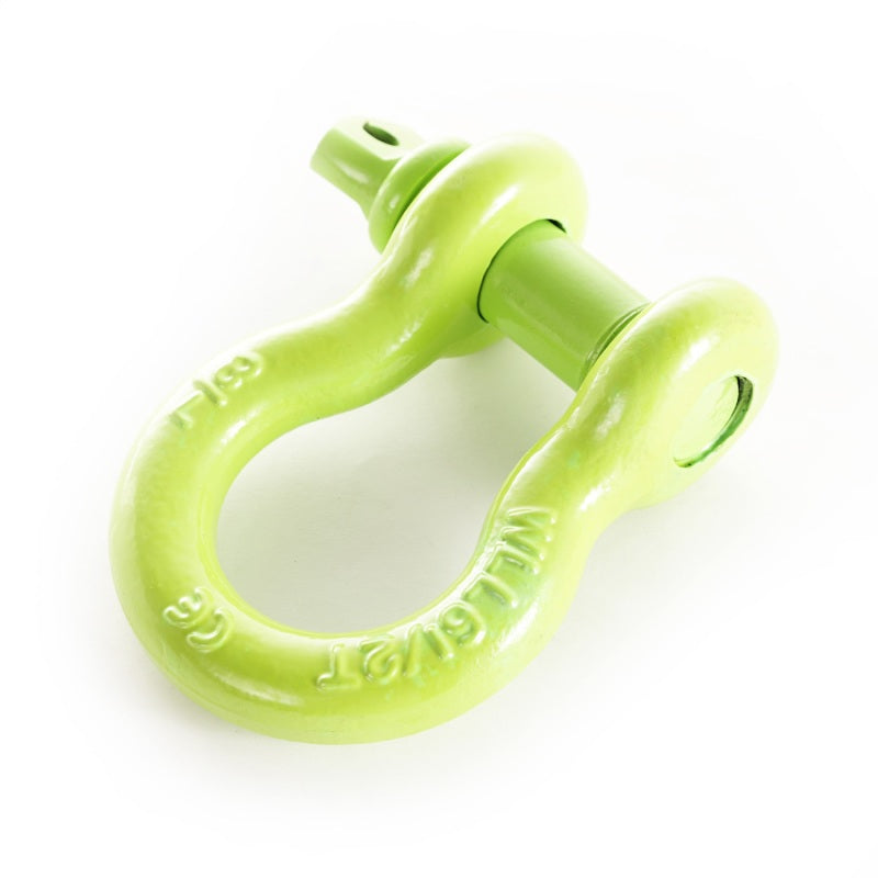 Rugged Ridge D-Ring Shackle 7/8 Inch 13500 Lb Green - 11235.22