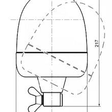 Hella Identification Lamp Rotating Beacon 2Rl