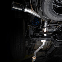 AWE Tread Edition Catback Single-Side Exhaust for Jeep JT 3.6L - Diamond Black Tip (2020-2021 Jeep Gladiator) - 3015-23103