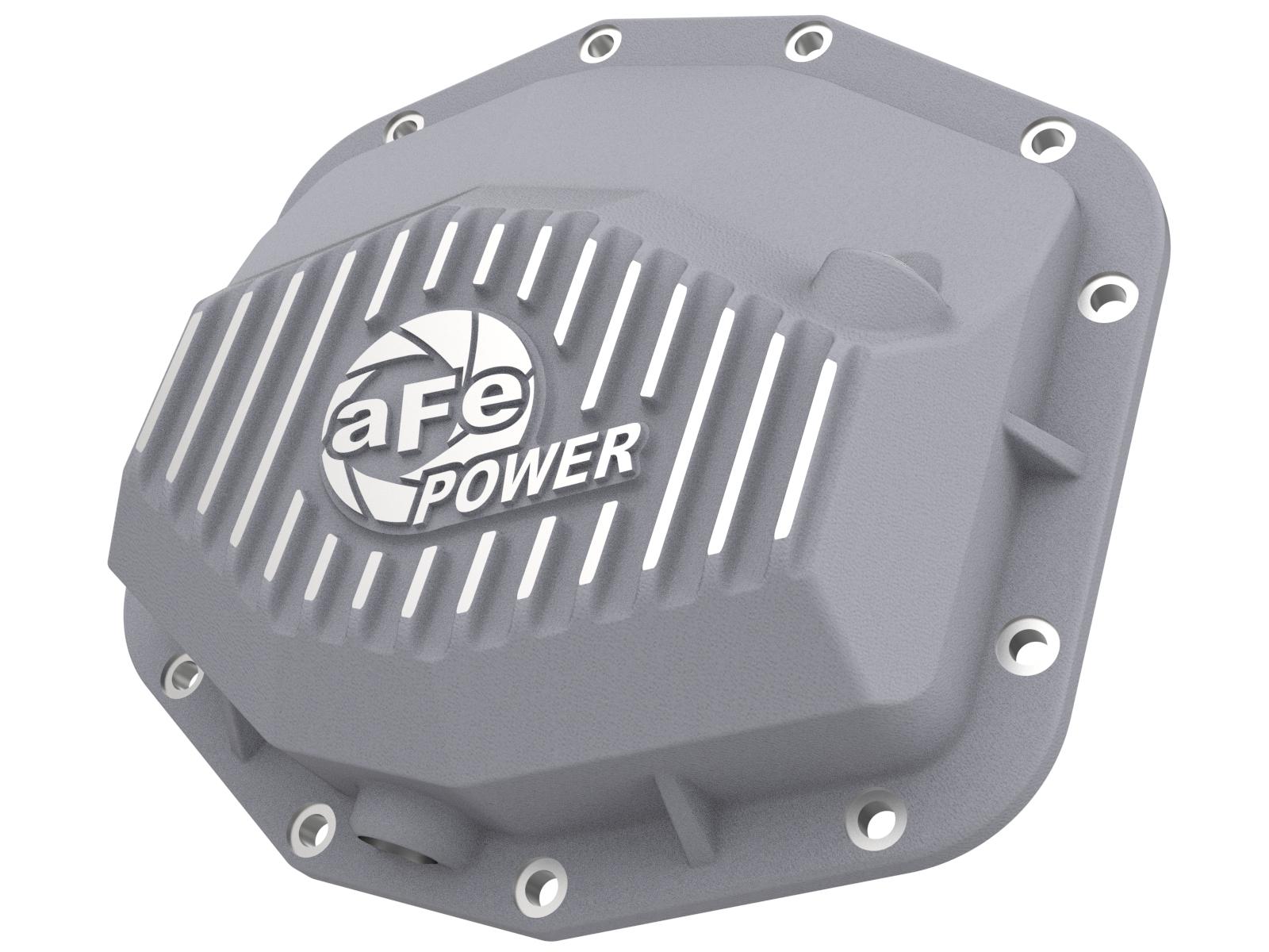 aFe Street Series Rear Differential Cover Raw w/ Machined Fins (2021-2022 Ram 1500 TRX (sc) (Dana M250)) - 46-71280A