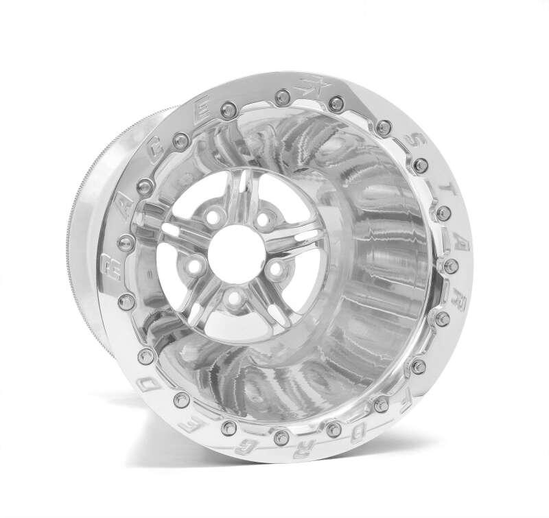 Race Star 63 Pro Forged 15x12 DBL Sportsman Polished 5x4.75BC 3.00BS - 63-512473021P