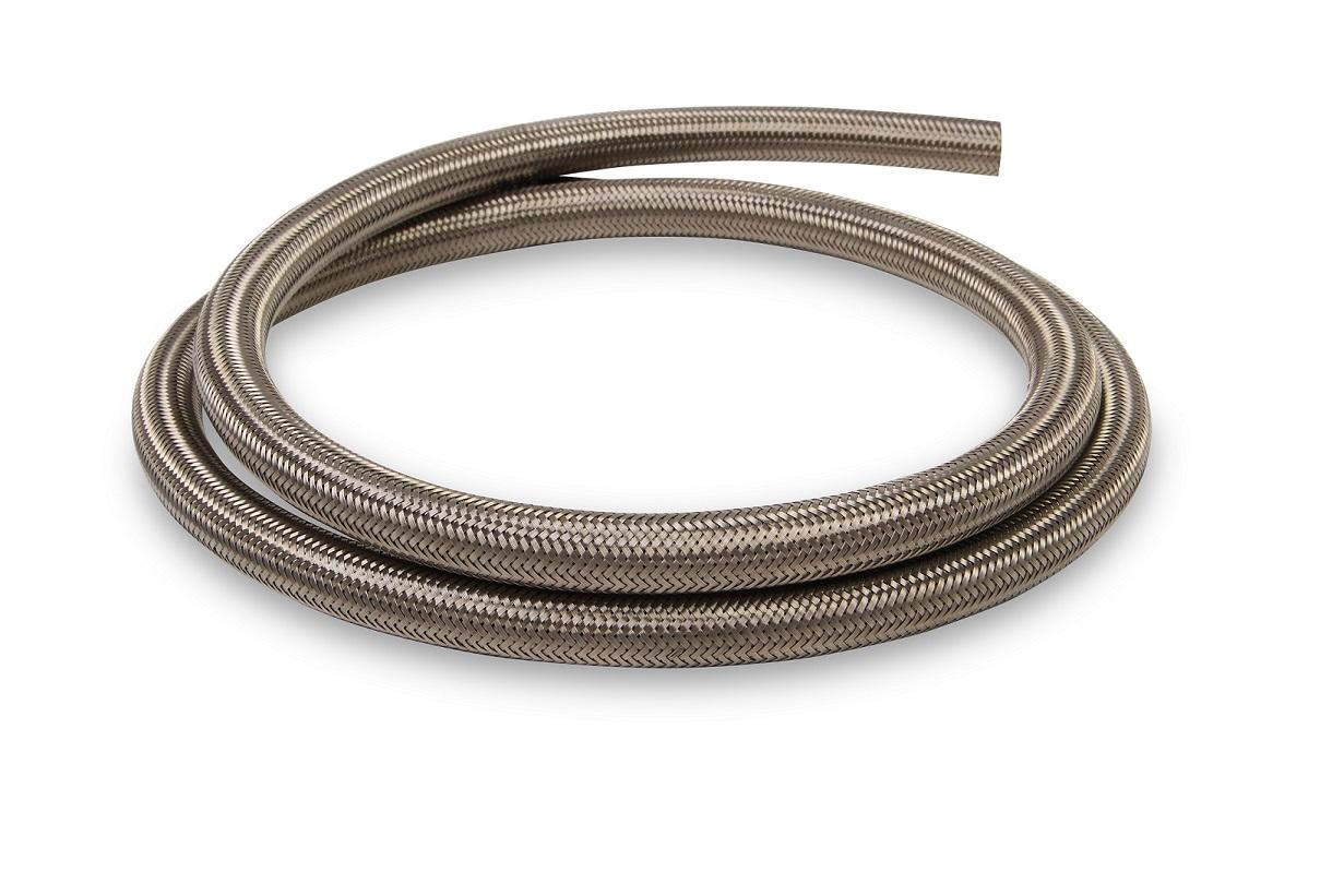 Earls UltraPro Stainless Steel Braid Hose - Hose Size: -16AN - Hose I.D.: 0.855 in. - Hose O.D.: 1.092 in. - Max PSI: 500 - Max Vacuum: 28 in. HG - Bulk - Length: 20 ft. - 692016ERL