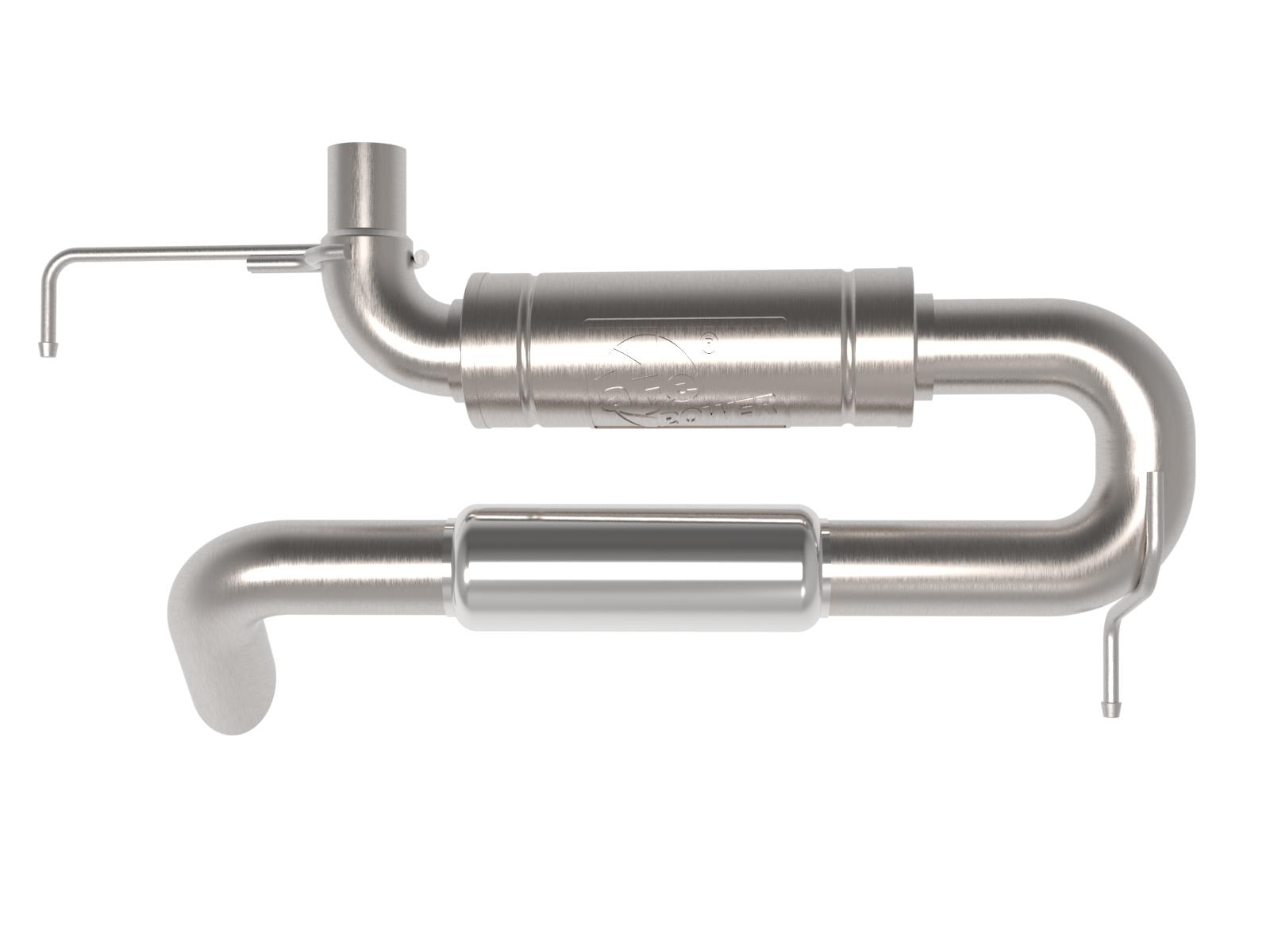 AFE Apollo GT Series 3 IN 409 Stainless Steel Axle-Back Hi-Tuck Exhaust System (2021-2025 Bronco) - 49-43147