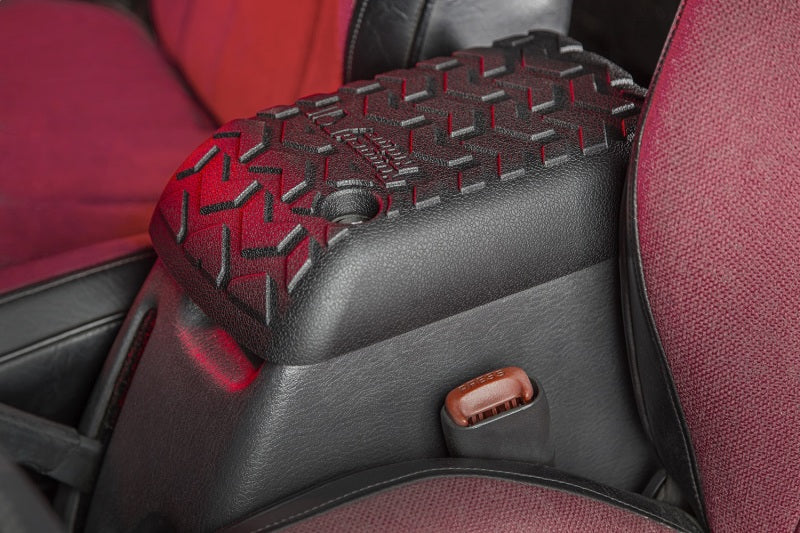 Rugged Ridge Door Armrest Cover Black; 97-01 Jeep Wrangler Tj - 13104.61