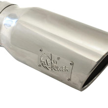 AFE Large Bore-HD 5 IN 409 Stainless Steel DPF-Back Exhaust System w/Polished Tip (2008-2010 F-550 Super Duty) - 49-43054-P