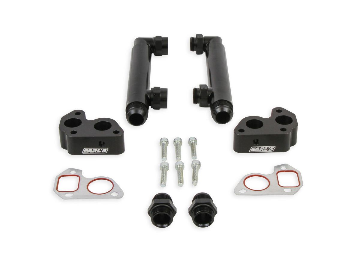 Earls Water Pump Adapter Kit - Remote - -16An For Gm Ls Engines - LS0040ERL
