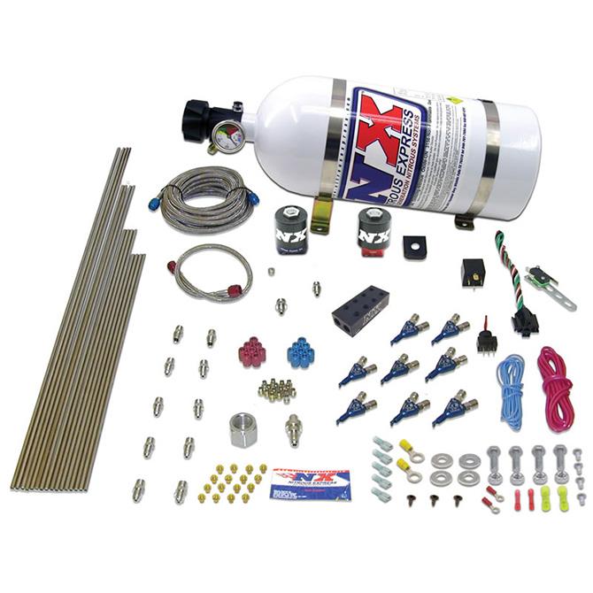 Nitrous Express V8An Gasoline Efi (100-150-200-300-400-500Hp) With 10Lb Bottle - 80000EFI-10
