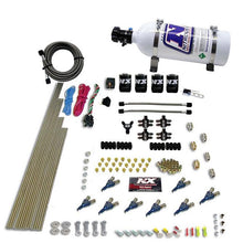 Nitrous Express 8 Cyl Piranha Direct Port, 4 Solenoids, With 5Lb Bottle (200-500Hp Efi Jets) - 80001EFI-05