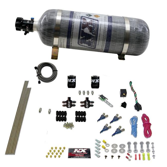 Nitrous Express 4-Cyl Gas (100-150-200-250Hp) With Composite Bottle - 80004-12