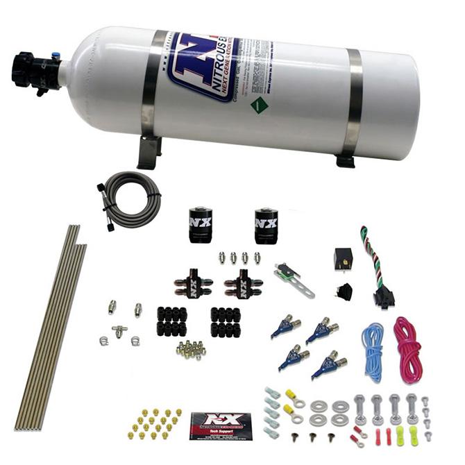 Nitrous Express 4Cyl Gasoline Efi (50-250Hp) With 15Lb Bottle - 80004EFI-15