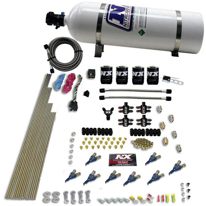 Nitrous Express 8-Cyl Alcohol (250-350-450-550Hp) With 15Lb Bottle - 80005-15