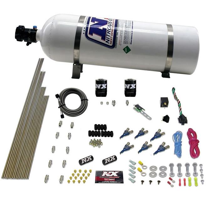 Nitrous Express 6-Cyl Gas (150-225-300-375Hp) With 15Lb Bottle - 80006-15