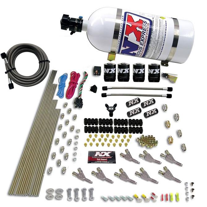 Nitrous Express Vortech Nozzle System With 10Lb Bottle - 80016-10