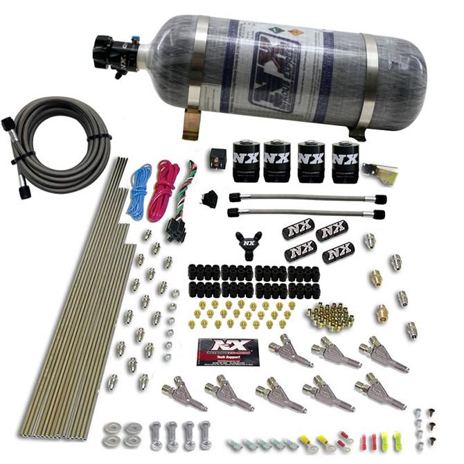 Nitrous Express Vortech Nozzle System With 12Lb Composite Bottle - 80016-12