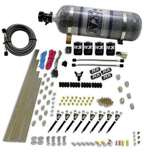 Nitrous Express 8 Cyl Vxl Direct Port, 4 Solenoids (200-500Hp Jetting) W/ 12Lb Bottle - 80019-12