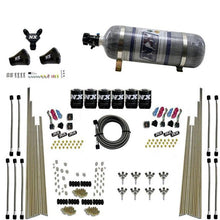 Nitrous Express 8-Cyl Triple-D Dry Direct Port, 3 Stage Dry, 6 Solenoids W/ 12Lb Bottle - 80020-12
