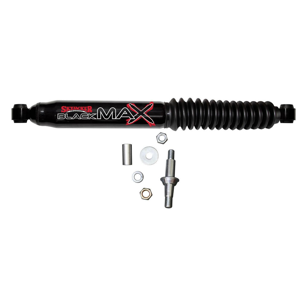 Skyjacker Steering Stabilizer HD OEM Replacement Kit Black 84-00 Jeep Cherokee 84-90 Jeep Wagoneer 86-92 Jeep Comanche 87-95 Jeep Wrangler 93-98 Jeep Grand Cherokee 97-06 Jeep Wrangler 97-06 Jeep TJ - 8009