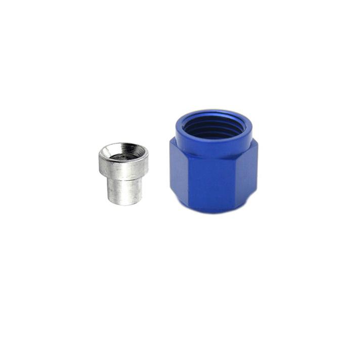 Nitrous Express 3AN B-NUT & SLEEVE  (BLUE)  EA. - 80090