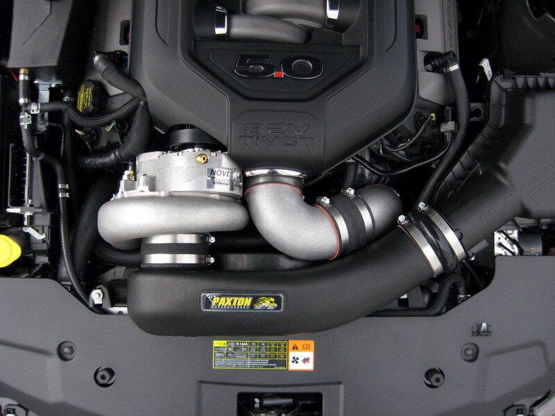 Paxton 2015-2017 Mustang GT Complete System w/ Novi 2200SL & Air/Air Cooler (Satin)