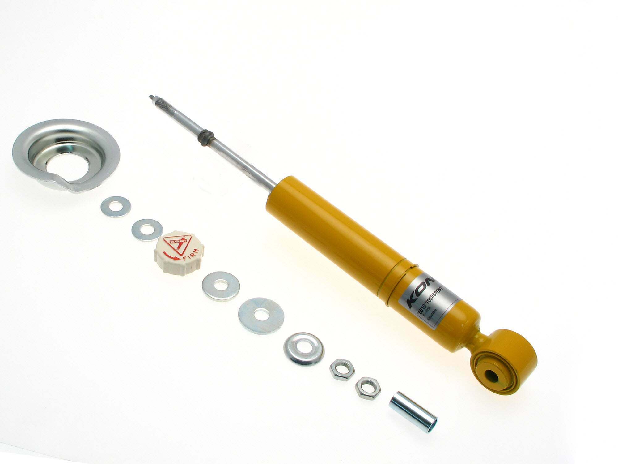 Koni Sport (yellow) 8010- externally adjustable, twin-tube hydraulic (non gas) (2002-2006 RSX Base, RSX Type-S) - 8010 1050SPORT