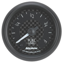 Auto Meter 2-1/16" FUEL LEVEL, PROGRAMMABLE 0-280 Ω, GT Series - 8010