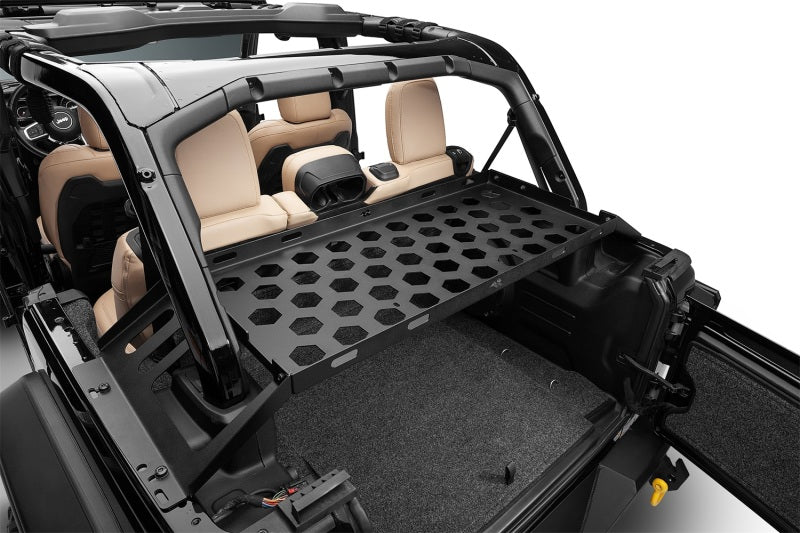 Rugged Ridge Interior Storage Rack;Black;Jeep - 13551.41