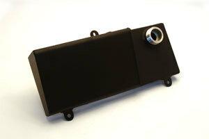 Canton 96-04 Mustang Aluminum Coolant Expansion Tank -Black Powdercoat (Stock Cap)