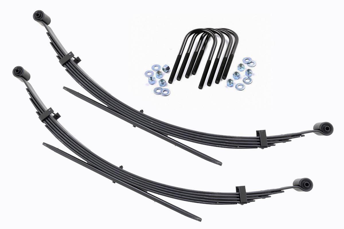 Rough Country Rear 56 Inch Leaf Springs 2 Inch Lift Pair 77-87 Chevy/GMC C20/K20 C25/K25 Truck 4WD Rough Country - 8036Kit