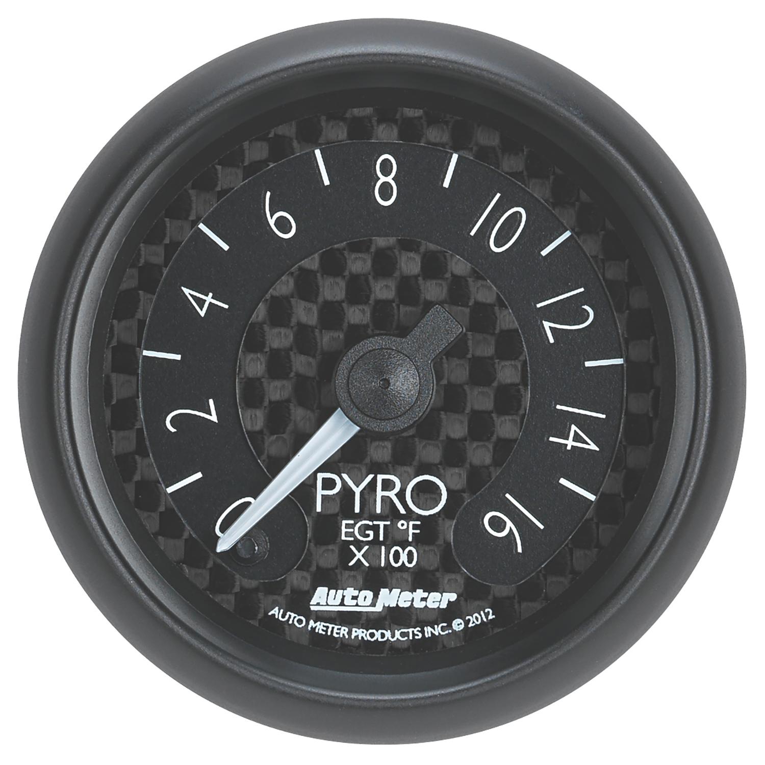 Auto Meter 2-1/16" PYROMETER, 0-1600 °F, GT - 8044