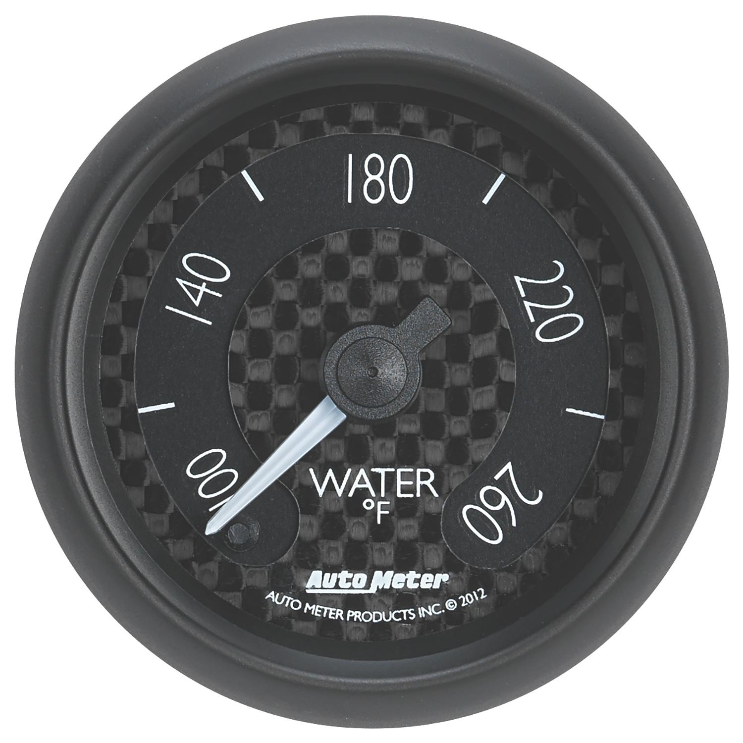 Auto Meter 2-1/16" WATER TEMPERATURE, 100-260 °F, GT - 8055