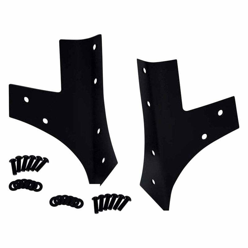 Kentrol Jeep JK Windshield Supports Pair 07-18 Wrangler JK Textured Black - 80574