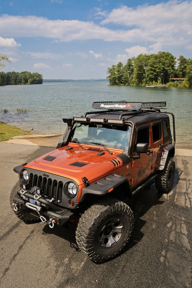 Rugged Ridge This Performance Vented Hood From Rugged Ridge Fits 07-18 Jeep Wrangler. - 17759.01